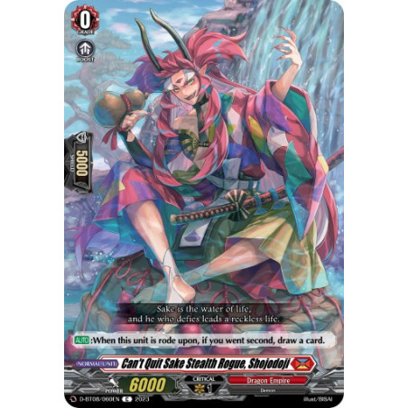 Vanguard_TCG_card_D-BT08_060EN_C_Can_t_Quit_Sake_Stealth_Rogue_Shojodoji_Minerva_Rising