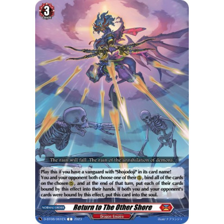 Vanguard_TCG_card_D-BT08_061EN_C_Return_to_The_Other_Shore_Minerva_Rising