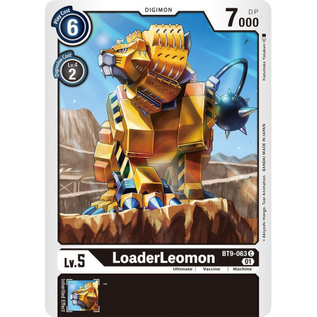 Digimon_TCG_BT9-063_LoaderLeomon_Common_X_Record_Card_Game