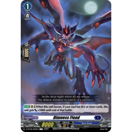 Vanguard_TCG_card_D-BT08_068EN_C_Dimness_Fiend_Minerva_Rising