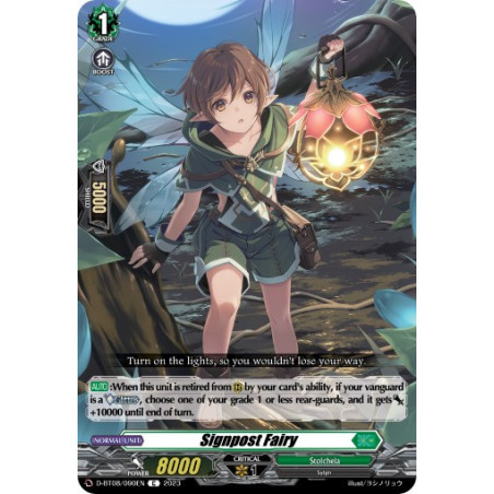 Vanguard_TCG_card_D-BT08_090EN_C_Signpost_Fairy_Minerva_Rising