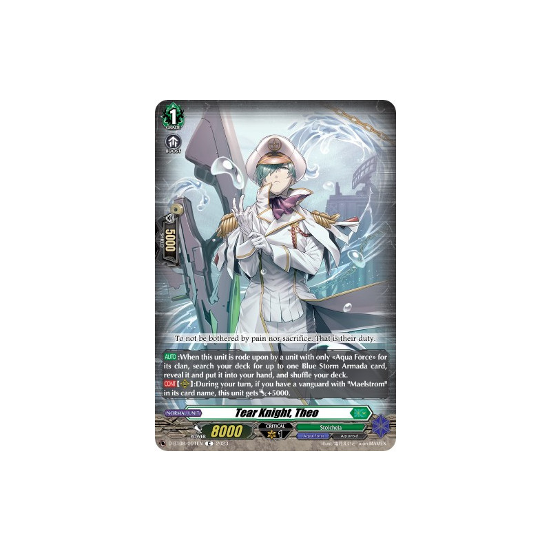 Vanguard_TCG_card_D-BT08_091EN_C_Tear_Knight_Theo_Minerva_Rising