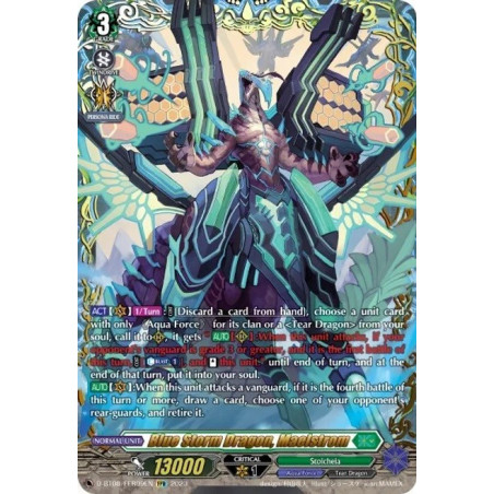 Vanguard_TCG_card_D-BT08_FFR09EN_FFR_Blue_Storm_Dragon_Maelstrom_Minerva_Rising