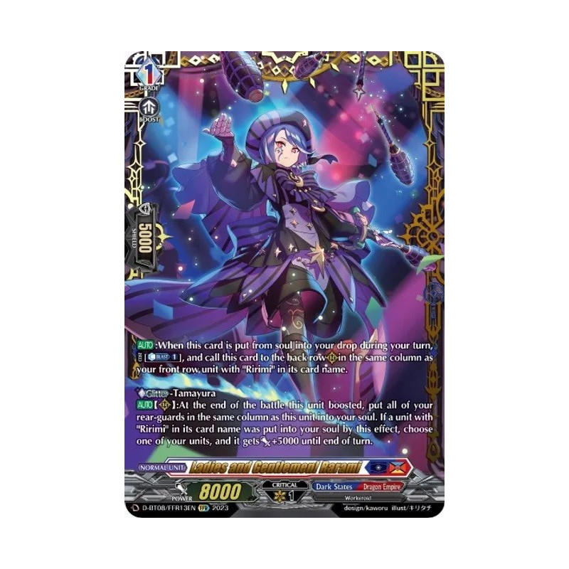 Vanguard_TCG_card_D-BT08_FFR13EN_FFR_Ladies_and_Gentlemen_Rarami_Minerva_Rising