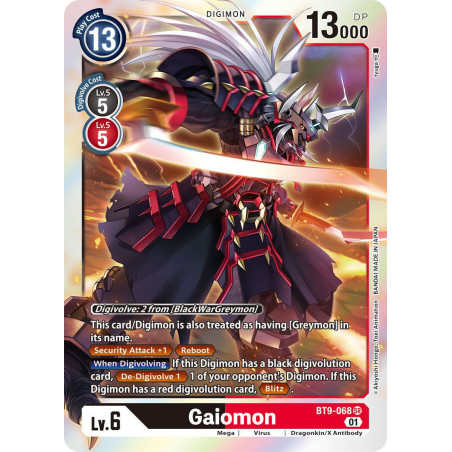 Digimon_TCG_BT9-068_Gaiomon_Super_Rare_X_Record_Card_Game