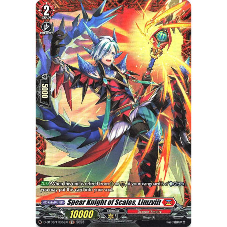 Vanguard_TCG_card_D-BT08_FR06EN_FR_Spear_Knight_of_Scales_Limzviit_Minerva_Rising