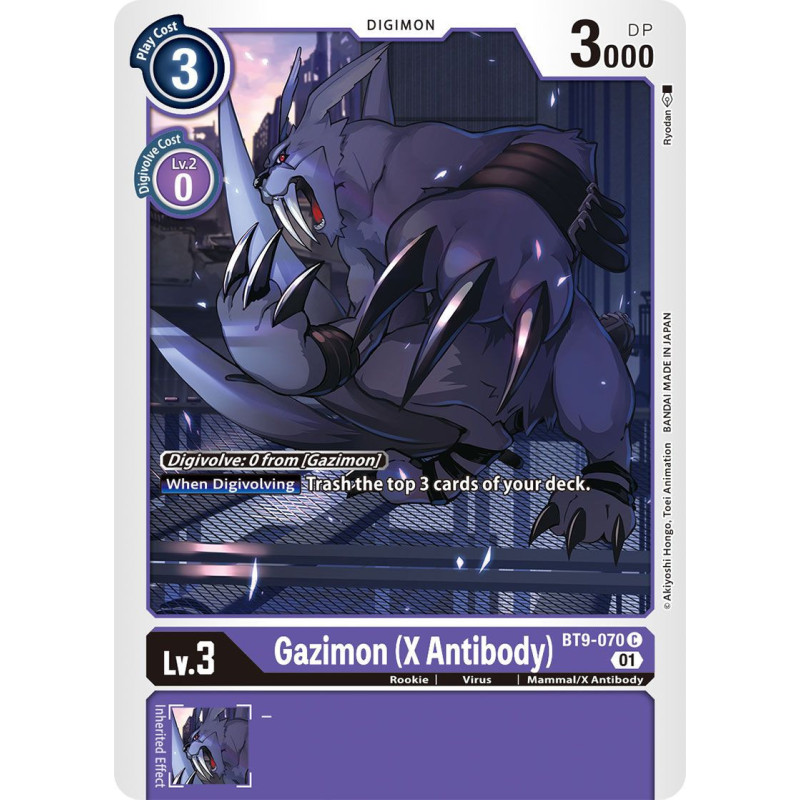 Digimon_TCG_BT9-070_Gazimon_(X_Antibody)_Common_X_Record_Card_Game