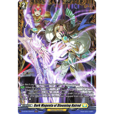 Vanguard_TCG_card_D-BT08_FR24EN_FR_Dark_Magenta_of_Blooming_Hatred_Minerva_Rising