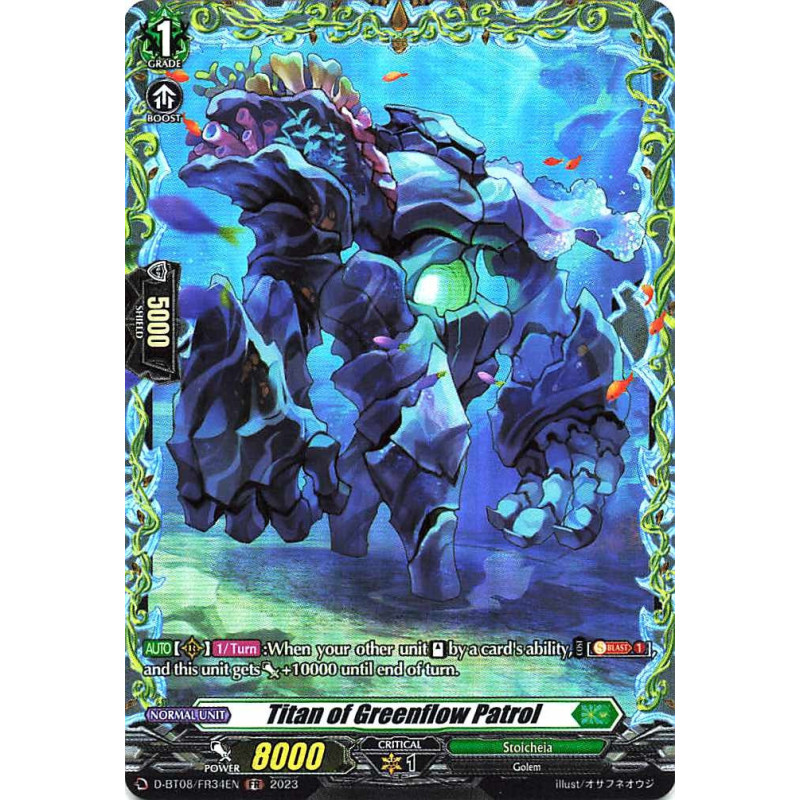 Vanguard_TCG_card_D-BT08_FR34EN_FR_Titan_of_Greenflow_Patrol_Minerva_Rising