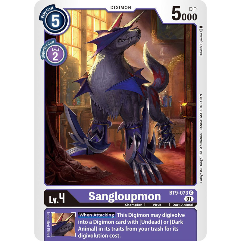 Digimon_TCG_BT9-073_Sangloupmon_Common_X_Record_Card_Game