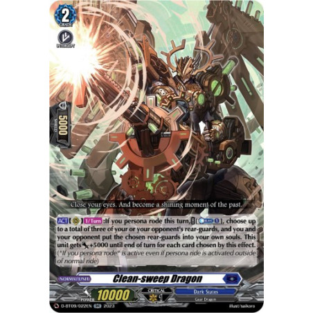 Vanguard_TCG_card_D-BT09_022EN_RR_Clean-sweep_Dragon_Dragontree_Invasion