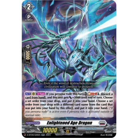 Vanguard_TCG_card_D-BT09_026EN_RR_Enlightened_Age_Dragon_Dragontree_Invasion