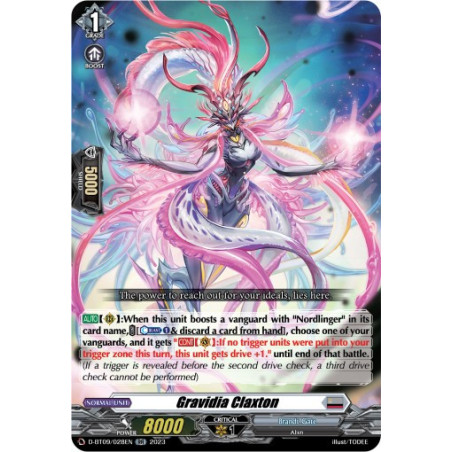 Vanguard_TCG_card_D-BT09_028EN_RR_Gravidia_Claxton_Dragontree_Invasion