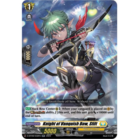 Vanguard_TCG_card_D-BT09_032EN_RR_Knight_of_Vanquish_Bow_Sfilt_Dragontree_Invasion