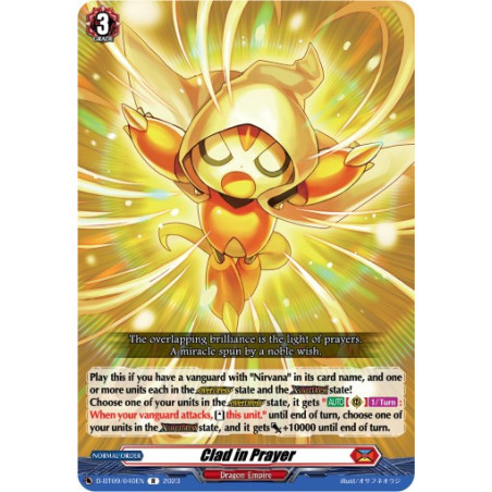 Vanguard_TCG_card_D-BT09_040EN_R_Clad_in_Prayer_Dragontree_Invasion