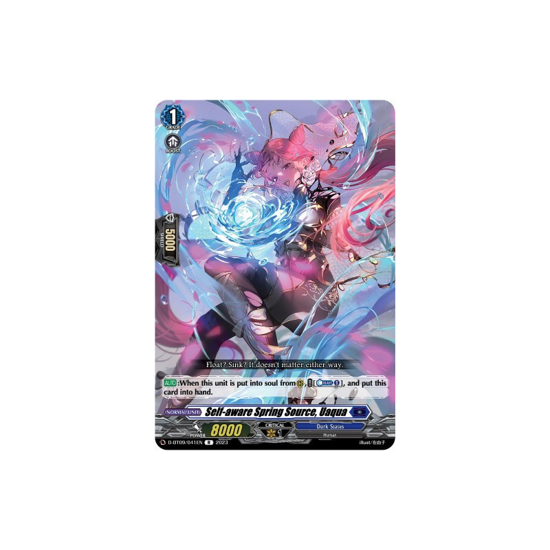 Vanguard_TCG_card_D-BT09_041EN_R_Self-aware_Spring_Source_Uaqua_Dragontree_Invasion