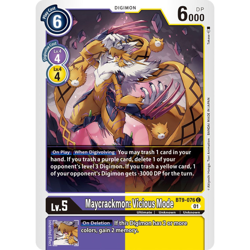 Digimon_TCG_BT9-076_Maycrackmon_Vicious_Mode_Common_X_Record_Card_Game