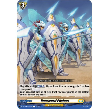 Vanguard_TCG_card_D-BT09_052EN_R_Renowned_Phalanx_Dragontree_Invasion