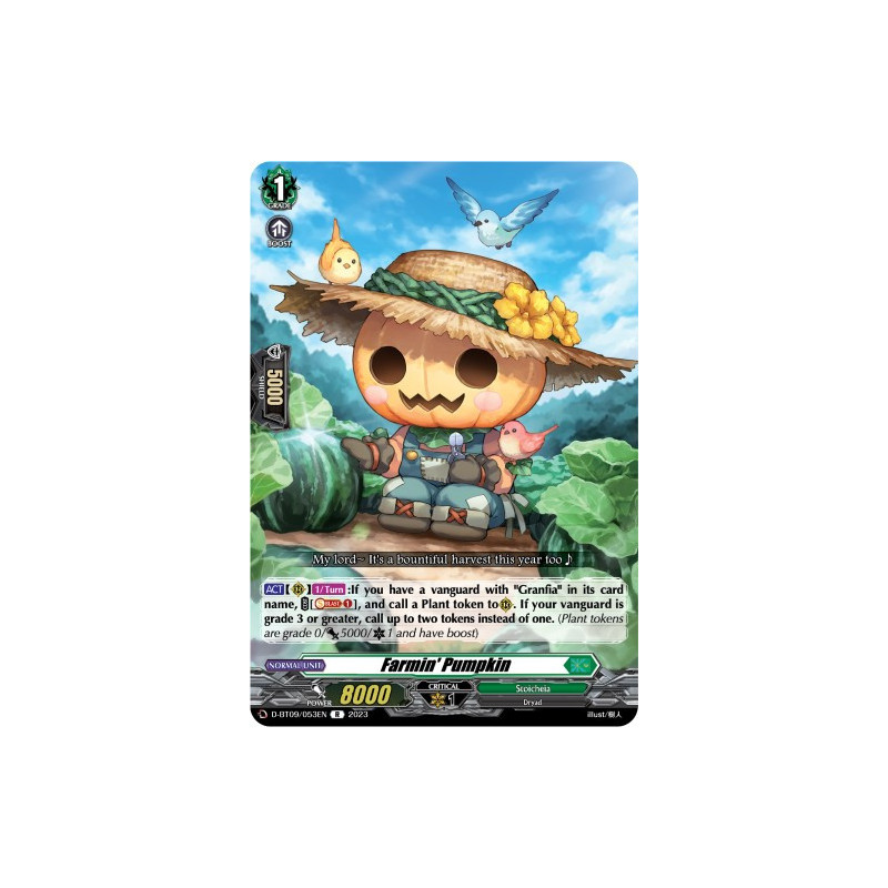 Vanguard_TCG_card_D-BT09_053EN_R_Farmin_Pumpkin_Dragontree_Invasion