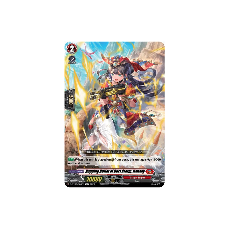 Vanguard_TCG_card_D-BT09_060EN_C_Hopping_Bullet_of_Dust_Storm_Hanady_Dragontree_Invasion