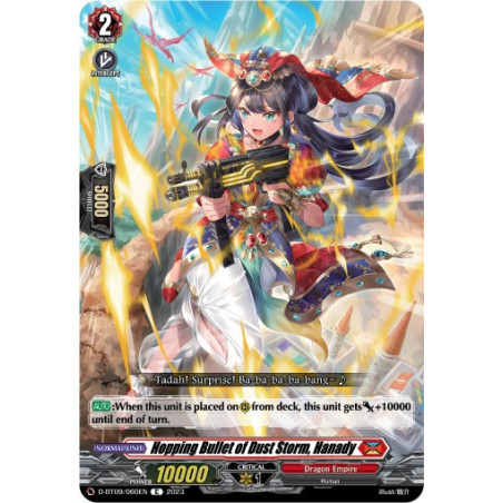 Vanguard_TCG_card_D-BT09_060EN_C_Hopping_Bullet_of_Dust_Storm_Hanady_Dragontree_Invasion