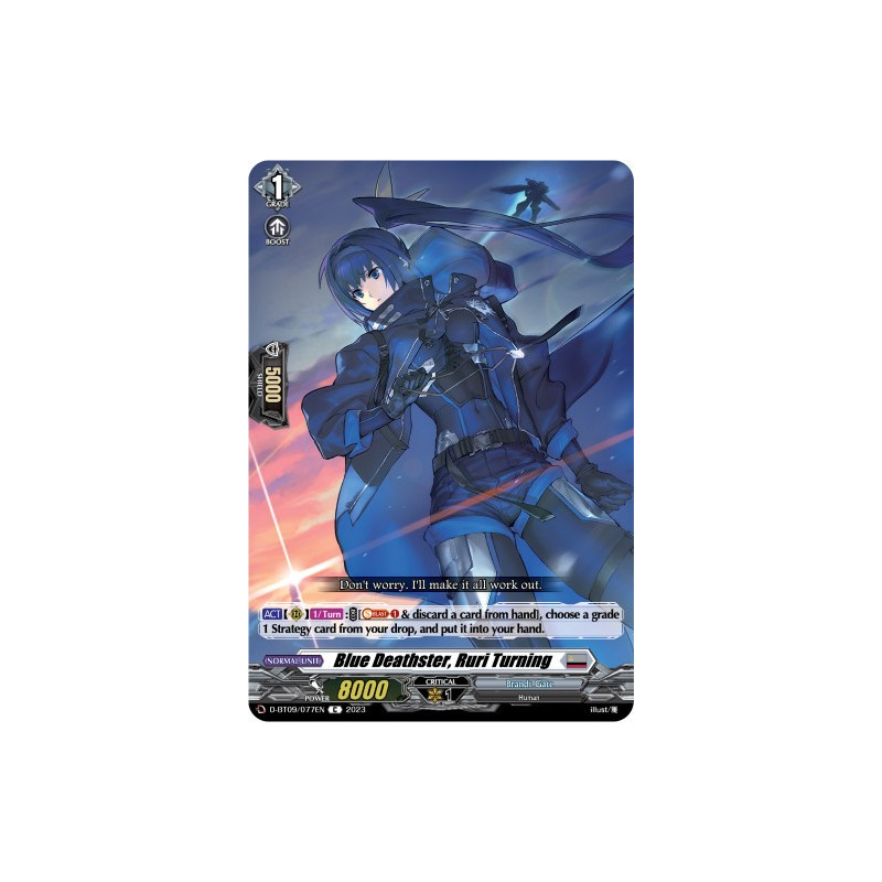 Vanguard_TCG_card_D-BT09_077EN_C_Blue_Deathster_Ruri_Turning_Dragontree_Invasion