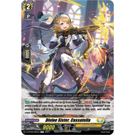 Vanguard_TCG_card_D-BT09_084EN_C_Divine_Sister_Cassatella_Dragontree_Invasion