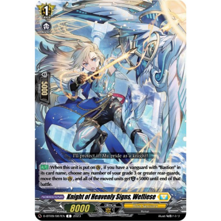 Vanguard_TCG_card_D-BT09_087EN_C_Knight_of_Heavenly_Signs_Wefliese_Dragontree_Invasion