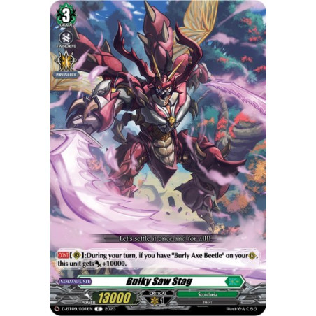 Vanguard_TCG_card_D-BT09_091EN_C_Bulky_Saw_Stag_Dragontree_Invasion