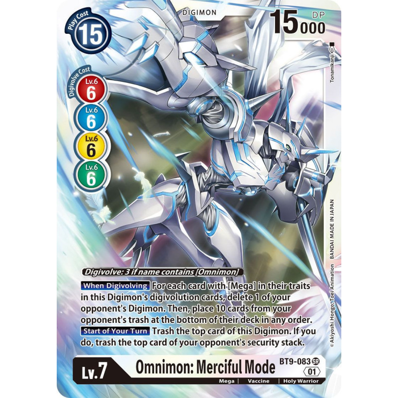 Digimon_TCG_BT9-083_Omnimon_Merciful_Mode_Super_Rare_X_Record_Card_Game