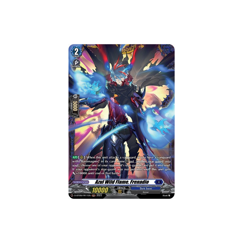 Vanguard_TCG_card_D-BT09_FR11EN_FR_Azul_Wild_Flame_Frenadio_Dragontree_Invasion