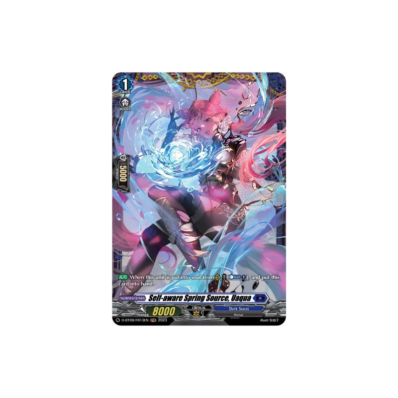 Vanguard_TCG_card_D-BT09_FR13EN_FR_Self-aware_Spring_Source_Uaqua_Dragontree_Invasion