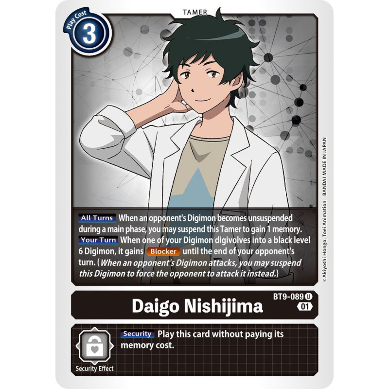 Digimon_TCG_BT9-089_Daigo_Nishijima_Uncommon_X_Record_Card_Game