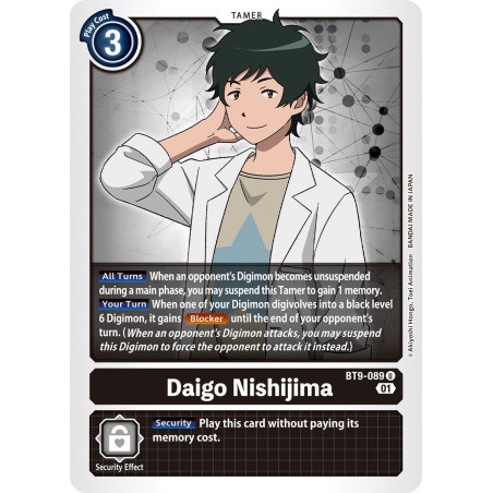 Digimon_TCG_BT9-089_Daigo_Nishijima_Uncommon_X_Record_Card_Game