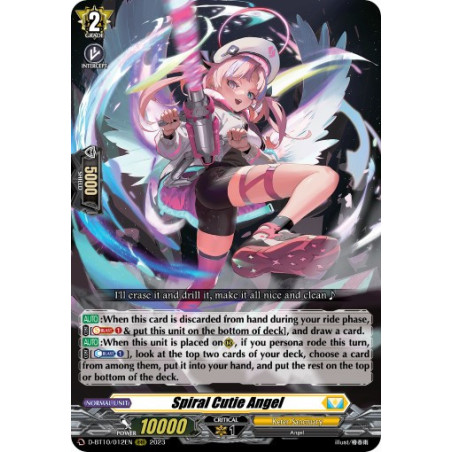 Vanguard_TCG_card_D-BT10_012EN_RRR_Spiral_Cutie_Angel_Dragon_Masquerade