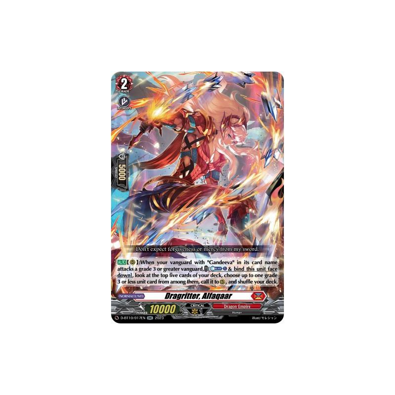 Vanguard_TCG_card_D-BT10_017EN_RR_Dragritter_Alfaqaar_Dragon_Masquerade