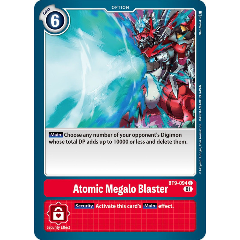 Digimon_TCG_BT9-094_Atomic_Megalo_Blaster_Common_X_Record_Card_Game