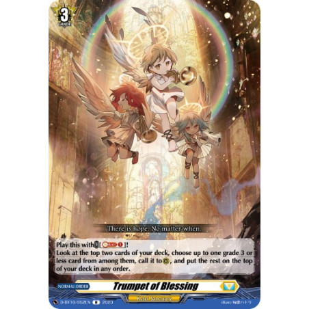 Vanguard_TCG_card_D-BT10_052EN_R_Trumpet_of_Blessing_Dragon_Masquerade