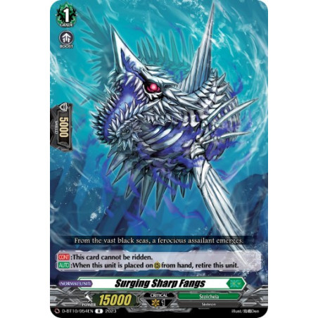 Vanguard_TCG_card_D-BT10_054EN_R_Surging_Sharp_Fangs_Dragon_Masquerade