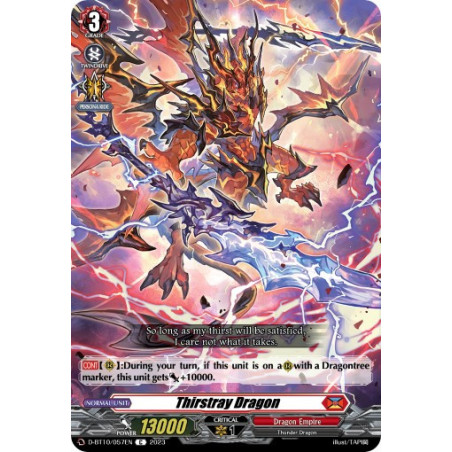 Vanguard_TCG_card_D-BT10_057EN_C_Thirstray_Dragon_Dragon_Masquerade