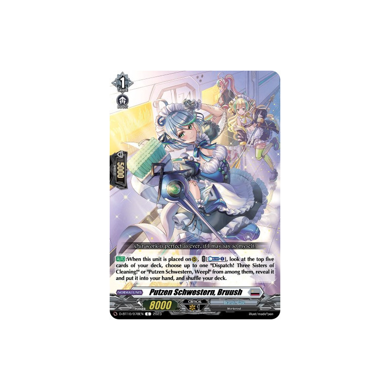 Vanguard_TCG_card_D-BT10_078EN_C_Putzen_Schwestern_Bruush_Dragon_Masquerade