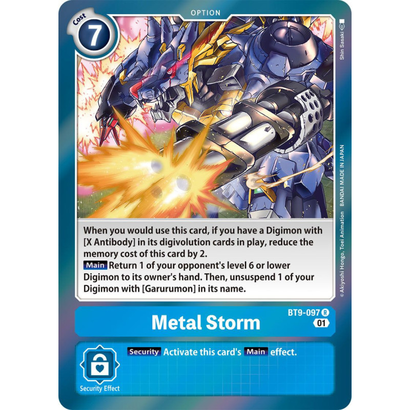 Digimon_TCG_BT9-097_Metal_Storm_Rare_X_Record_Card_Game