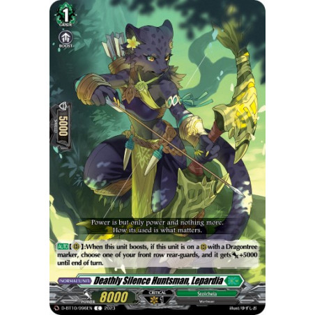 Vanguard_TCG_card_D-BT10_096EN_C_Deathly_Silence_Huntsman_Lepardia_Dragon_Masquerade