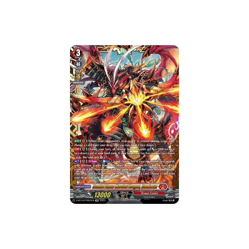 Vanguard_TCG_card_D-BT10_FFR01EN_FFR_Scarlet_Flame_Marshal_Dragon_Gandeeva_Dragon_Masquerade