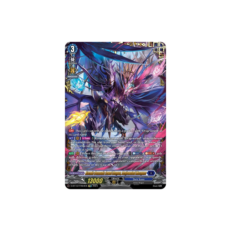 Vanguard_TCG_card_D-BT10_FFR04EN_FFR_Karmic_Demonic_Jewel_Dragon_Drajeweled_Masques_Dragon_Masquerade