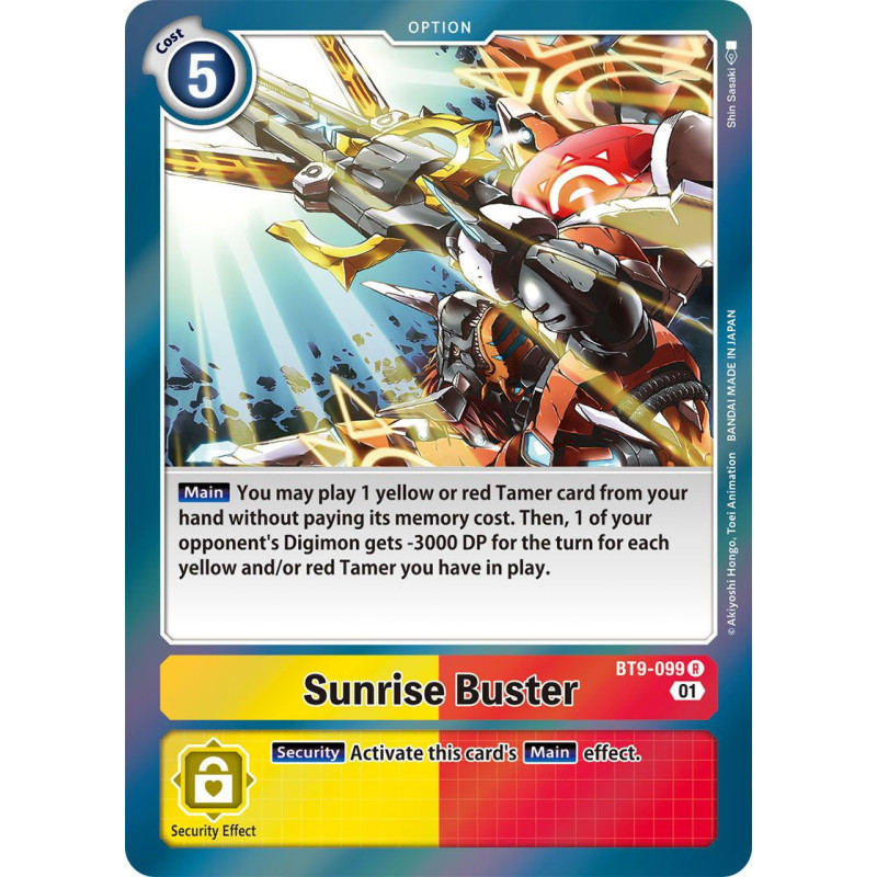 Digimon_TCG_BT9-099_Sunrise_Buster_Rare_X_Record_Card_Game