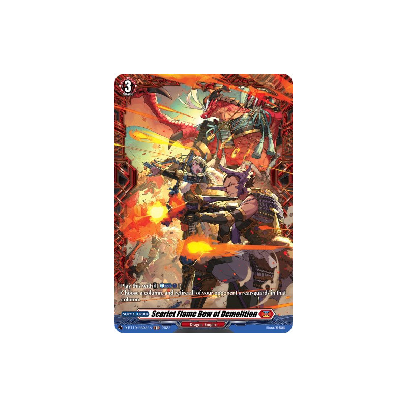Vanguard_TCG_card_D-BT10_FR08EN_FR_Scarlet_Flame_Bow_of_Demolition_Dragon_Masquerade