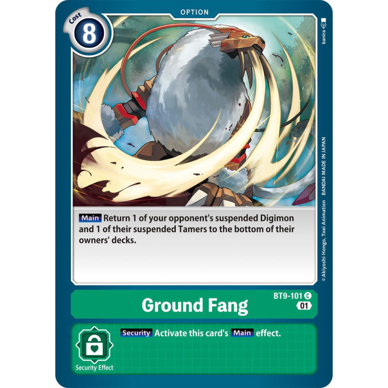 Digimon_TCG_BT9-101_Ground_Fang_Common_X_Record_Card_Game