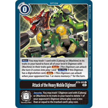 Digimon_TCG_BT9-102_Attack_of_the_Heavy_Mobile_Digimon_Common_X_Record_Card_Game