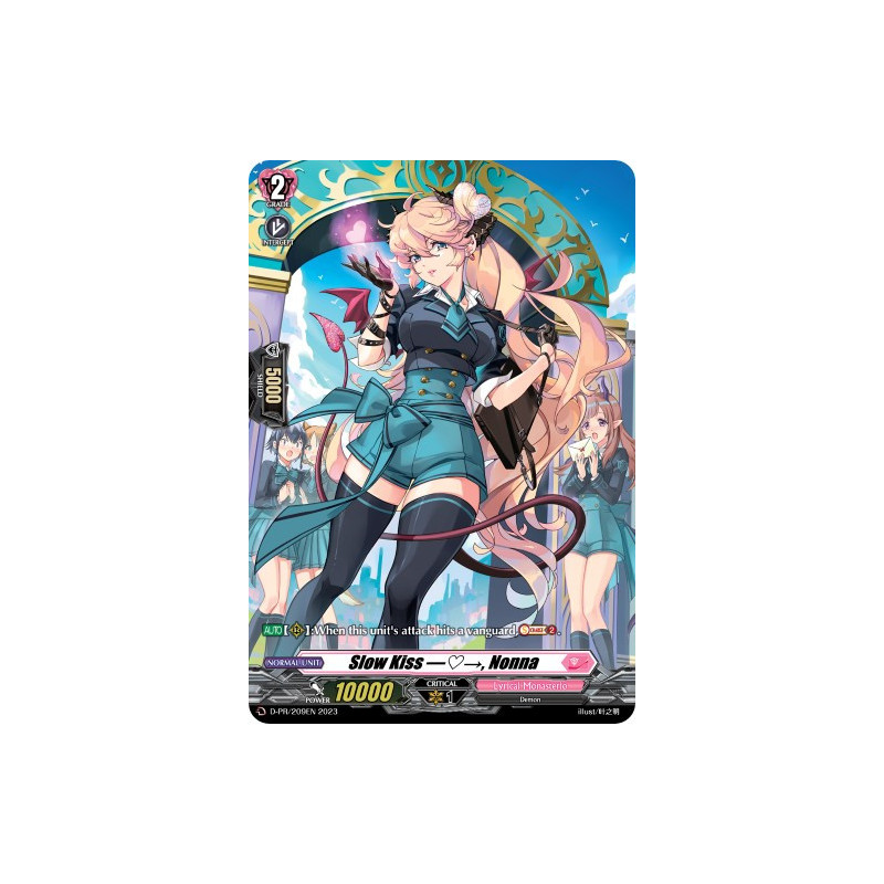 Vanguard_TCG_card_D-BT10_PR-209EN_PR_Slow_Kiss_―♡→_Nonna_Dragon_Masquerade